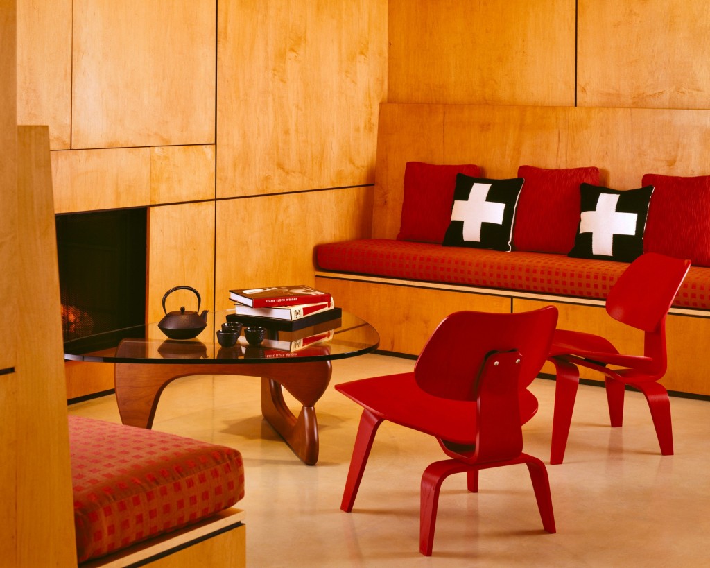 Noguchi Table and Eames Molded Chairs from Herman Miller