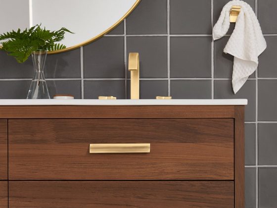 Meet the mid century bathroom vanity of our dreams. Atomic Ranch