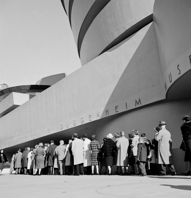 line of opening day of guggenheim