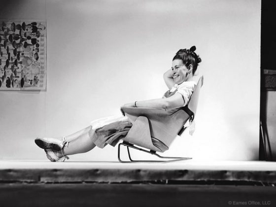 ray eames in chair