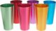 set of retro style aluminum tumblers
