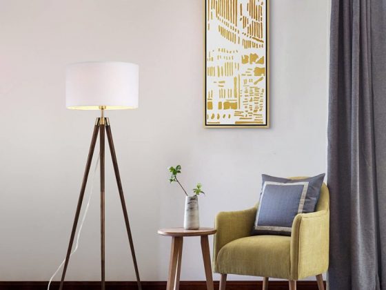 tripod lamp mid century modern floor lamp