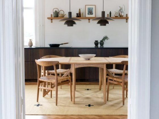 scandinavian modern dining room
