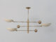 brass 3 light sputnik chandelier