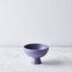 periwinkle Danish modern ceramic bowl