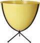 retro hip haven bullet planter in sunny yellow