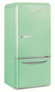 mint green retro style fridge