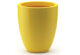 Valencia round planter modern yellow outdoor planter