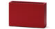 deep red narrow planter box for outdoor modern planter