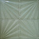 geometric design on green ceramic tile