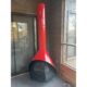 red Malm mid century modern fireplace for sale